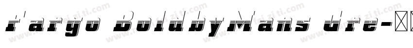 Fargo BoldbyMans Gre字体转换